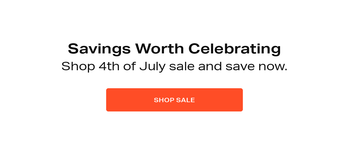 Savings worth celebrating - shop sale