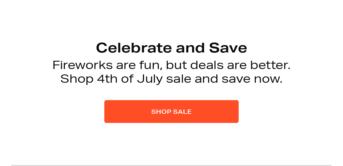 Celebrate and save - shop sale