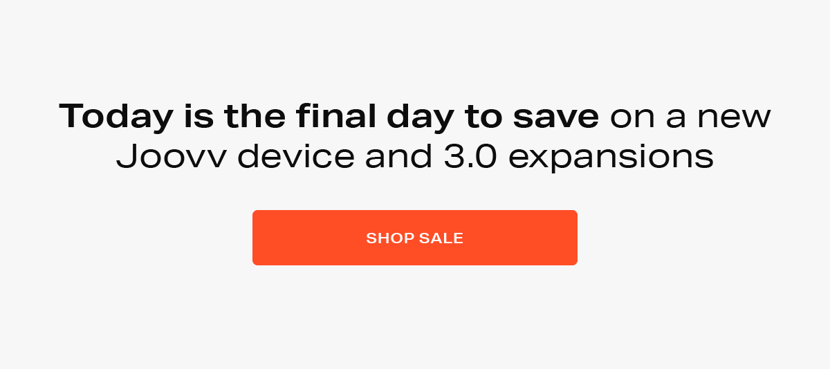 Today is the final day to save - Shop Sale