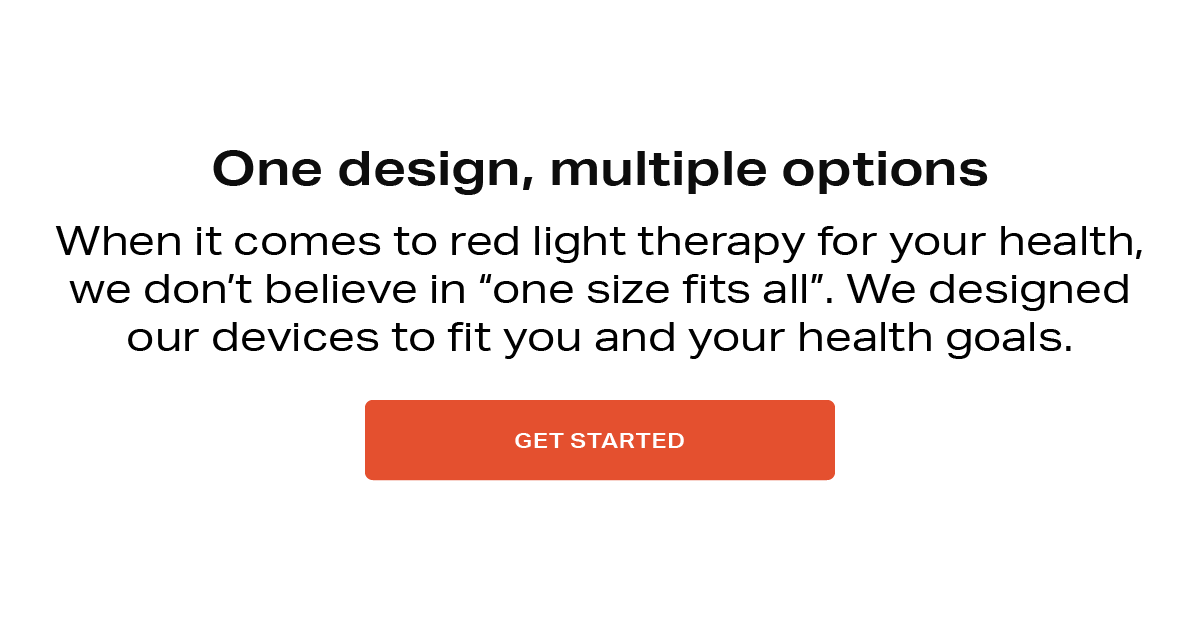 One design, multiple options